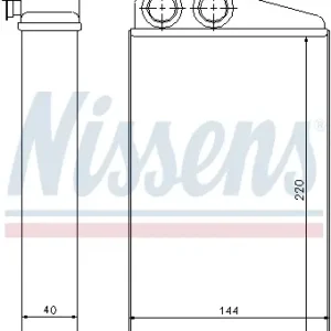 Angebot NISSENS 73249 - Wärmetauscher, Innenraumheizung - ** FIRST FIT **