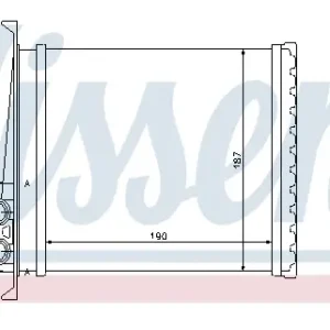 Expressversand NISSENS 73640 - Wärmetauscher, Innenraumheizung - ** FIRST FIT **