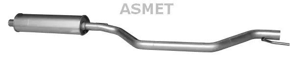 Preisreduziert ASMET 05.175 - Mittelschalldämpfer