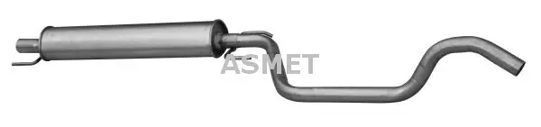 Neue Ware ASMET 05.229 - Mittelschalldämpfer