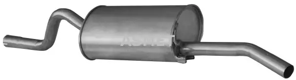 ASMET 10.076 - Endschalldämpfer Zertifiziert