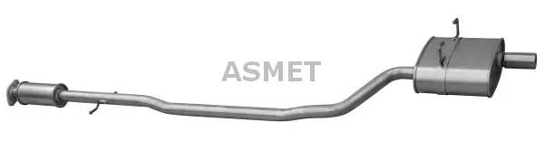 ASMET 12.025 - Mittelschalldämpfer Top-Preis