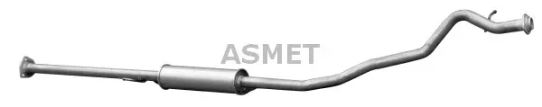 Markenware ASMET 13.026 - Mittelschalldämpfer