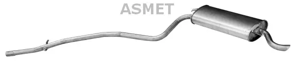 ASMET 16.074 - Endschalldämpfer Rabatt