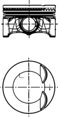 Geprüft KOLBENSCHMIDT 40247620 - Kolben