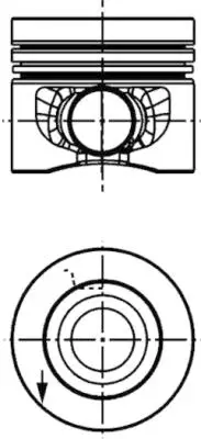 KOLBENSCHMIDT 40558600 - Kolben Geprüft