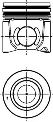 KOLBENSCHMIDT 41077610 - Kolben Neuheit