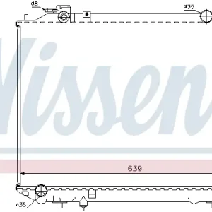 Top-Seller NISSENS 62246A - Kühler, Motorkühlung