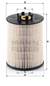 MANN-FILTER PU 815 x - Kraftstofffilter Aktuell