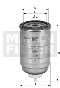 Super-Preis MANN-FILTER WK 716/2 x - Kraftstofffilter