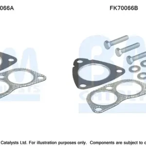Rabatt BM CATALYSTS FK70066 - Montagesatz, Abgasrohr