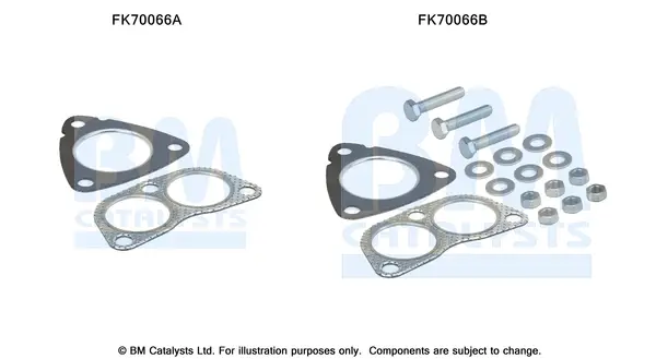 Rabatt BM CATALYSTS FK70066 - Montagesatz, Abgasrohr