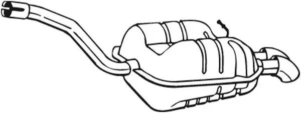 BOSAL 233-547 - Endschalldämpfer Rabatt