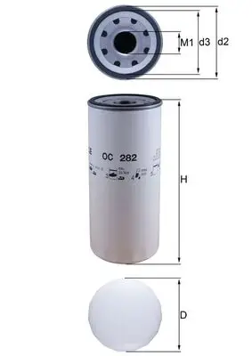 KNECHT OC 282 - Ölfilter Neu