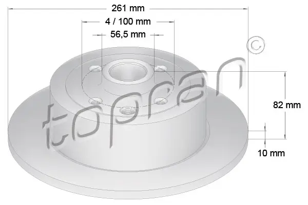 Neue Kollektion TOPRAN 200 946 - Bremsscheibe