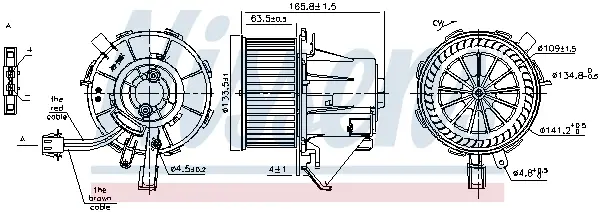 NISSENS 87215 - Innenraumgebläse Knallerangebot