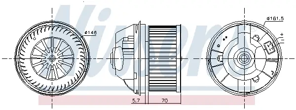 Super-Preis NISSENS 87245 - Innenraumgebläse