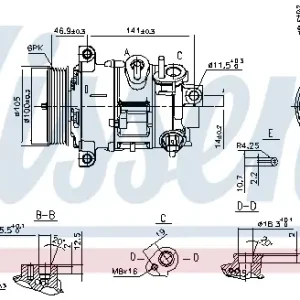 Begrenztes Angebot NISSENS 890030 - Kompressor, Klimaanlage - ** FIRST FIT **