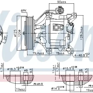Sale NISSENS 890323 - Kompressor, Klimaanlage - ** FIRST FIT **