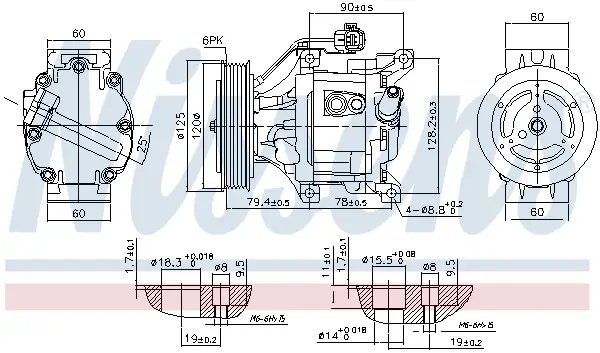 Sale NISSENS 890323 - Kompressor, Klimaanlage - ** FIRST FIT **