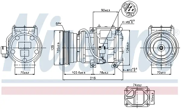 NISSENS 89098 - Kompressor, Klimaanlage - ** FIRST FIT ** Direkt Vom Hersteller