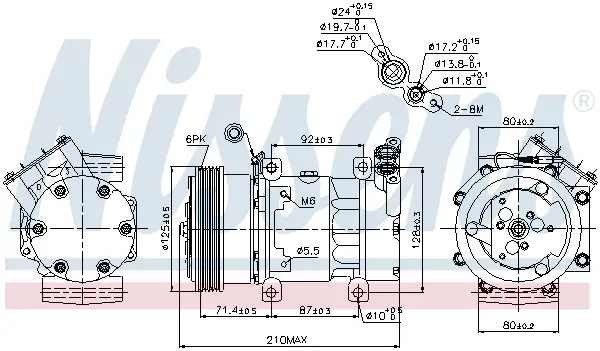 NISSENS 89159 - Kompressor, Klimaanlage - ** FIRST FIT ** Rabatt
