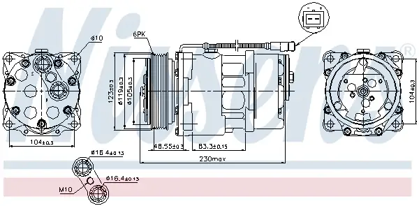 Letzte Chance NISSENS 89192 - Kompressor, Klimaanlage - ** FIRST FIT **