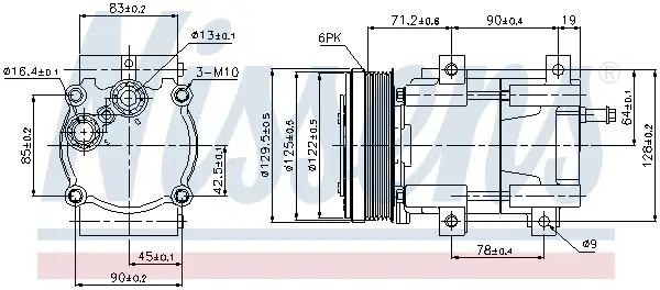 NISSENS 89205 - Kompressor, Klimaanlage - ** FIRST FIT ** Solange Der Vorrat Reicht