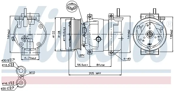 Beliebt NISSENS 89221 - Kompressor, Klimaanlage - ** FIRST FIT **