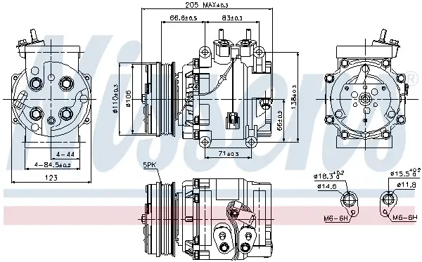 NISSENS 89235 - Kompressor, Klimaanlage - ** FIRST FIT ** Neue Ware