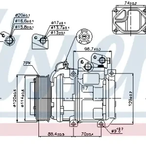Neu NISSENS 89256 - Kompressor, Klimaanlage - ** FIRST FIT **