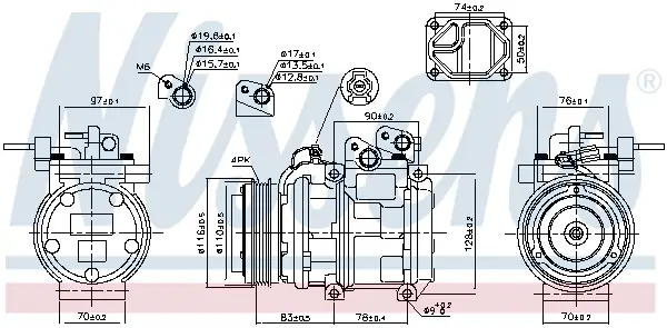 Preisreduziert NISSENS 89271 - Kompressor, Klimaanlage - ** FIRST FIT **