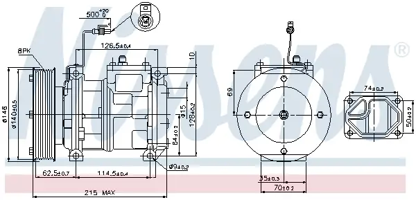Günstig NISSENS 89361 - Kompressor, Klimaanlage - ** FIRST FIT **