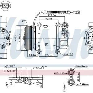 Schnäppchen NISSENS 89339 - Kompressor, Klimaanlage - ** FIRST FIT **
