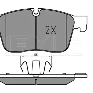 Nur Für Kurze Zeit MEYLE 025 223 0218/PD - Bremsbelagsatz, Scheibenbremse - MEYLE-PD Advanced performance and design.