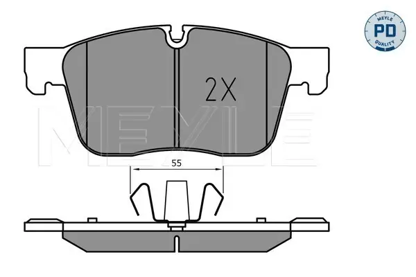 Nur Für Kurze Zeit MEYLE 025 223 0218/PD - Bremsbelagsatz, Scheibenbremse - MEYLE-PD Advanced performance and design.
