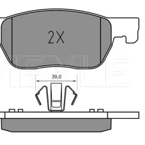 Top-Preis MEYLE 025 223 4220 - Bremsbelagsatz, Scheibenbremse - MEYLE-ORIGINAL True to OE.