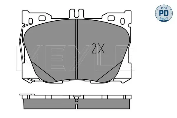 MEYLE 025 225 8618/PD - Bremsbelagsatz, Scheibenbremse - MEYLE-PD Advanced performance and design. Nur Für Kurze Zeit