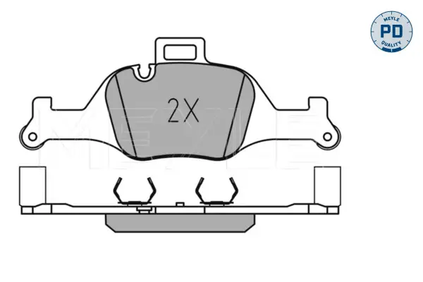 MEYLE 025 259 0018/PD - Bremsbelagsatz, Scheibenbremse - MEYLE-PD Advanced performance and design. Nur Für Kurze Zeit