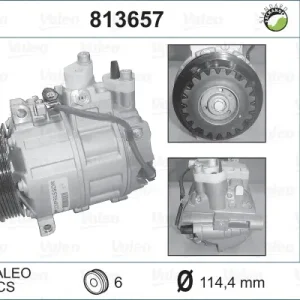 Preisreduziert VALEO 813657 - Kompressor, Klimaanlage - VALEO RE-GEN REMANUFACTURED