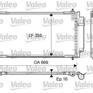 VALEO 814065 - Kondensator, Klimaanlage Preisknaller