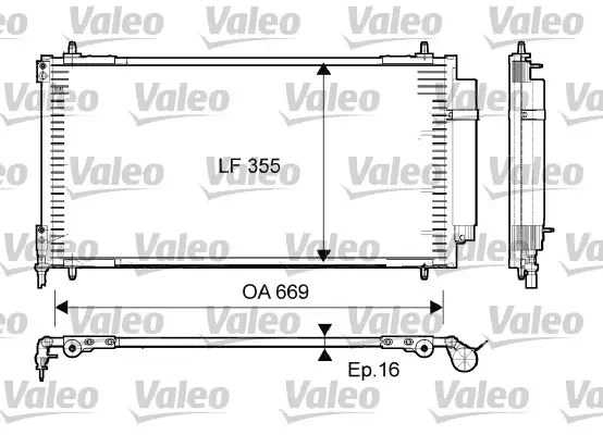 VALEO 814065 - Kondensator, Klimaanlage Preisknaller