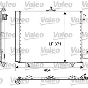 Aktuell VALEO 814095 - Kondensator, Klimaanlage