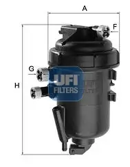 Expressversand UFI 55.125.00 - Kraftstofffilter
