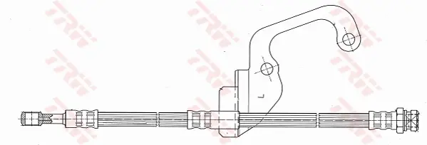 TRW PHD628 - Bremsschlauch Bestseller