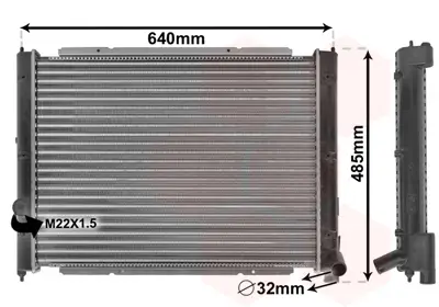 VAN WEZEL 58002034 - Kühler, Motorkühlung Saisonangebot