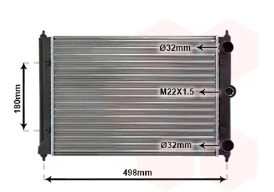 VAN WEZEL 58002092 - Kühler, Motorkühlung Sofort Bestellen