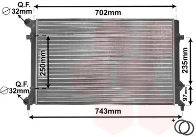 VAN WEZEL 58002204 - Kühler, Motorkühlung - *** IR PLUS *** Beliebt
