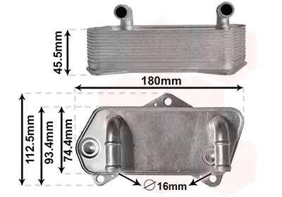VAN WEZEL 58013701 - Ölkühler, Automatikgetriebe Abverkauf