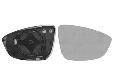 VAN WEZEL 5806838 - Spiegelglas, Außenspiegel - * HAGUS * Knallerangebot